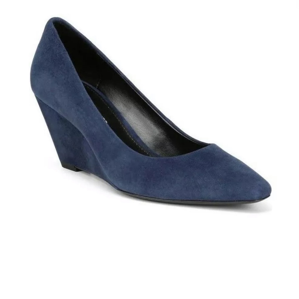 Donald Pliner Jeri Suede Wedge Navy